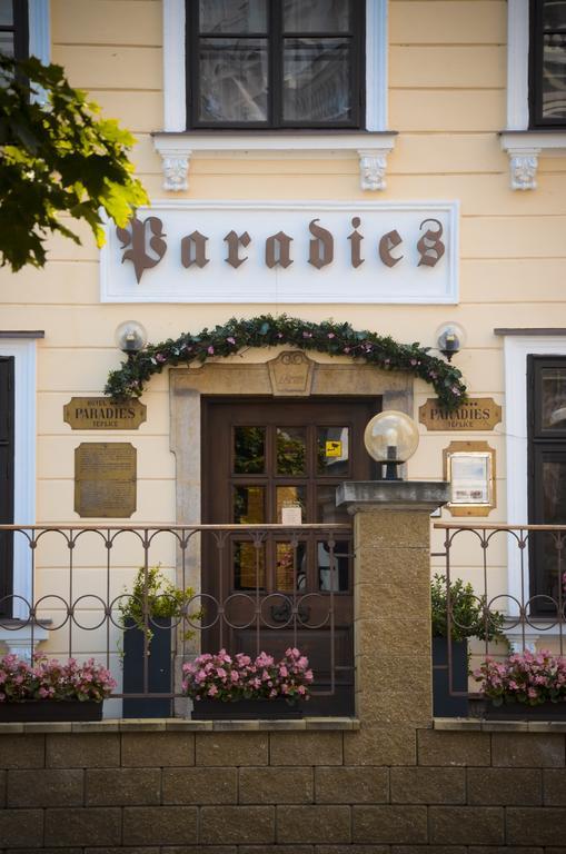Hotel Paradies Teplice Exterior photo